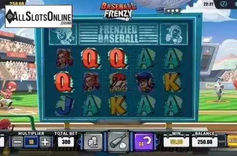 Win screen 3. Baseball Frenzy from Dream Tech