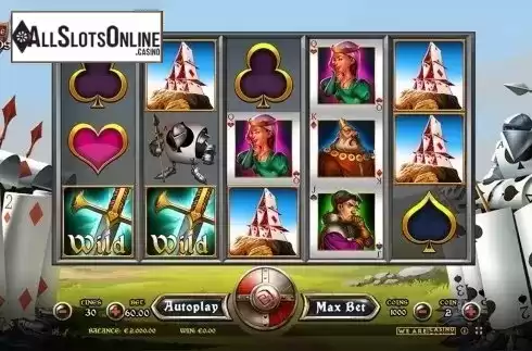 Reels screen. Battle of Cards from We Are Casino