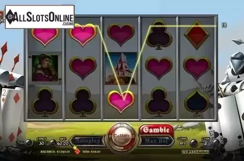 Win screen. Battle of Cards from We Are Casino