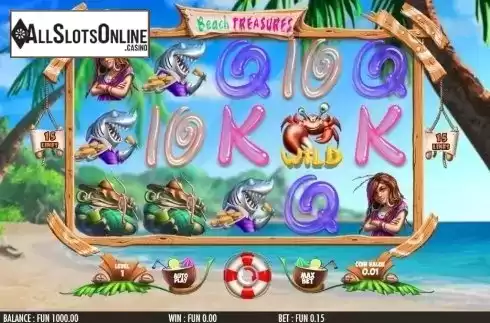 Reel Screen. Beach Treasures from Join Games