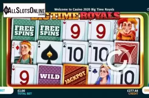 Reel Screen. Big Time Royals from Intouch Games