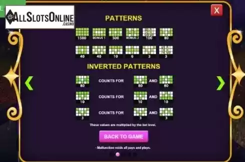Patterns Screen. Bingo Samba Rio from Caleta Gaming