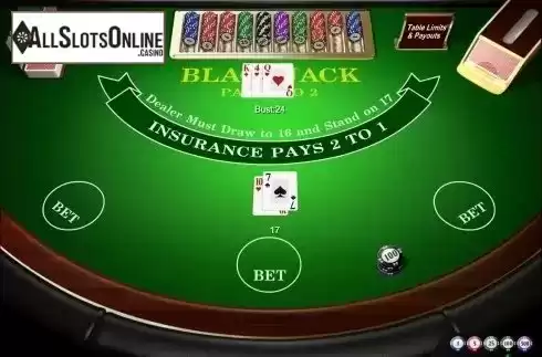 Game Screen 3. Blackjack (Amaya) from Amaya