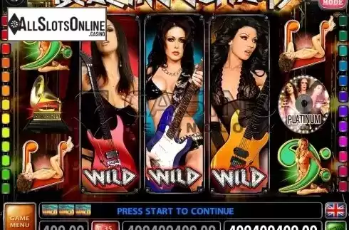 Screen2. Blazing Guitars from Casino Technology