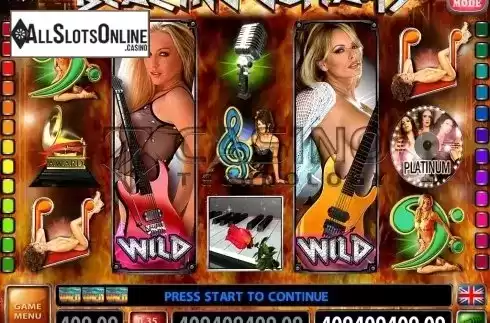 Screen3. Blazing Guitars from Casino Technology