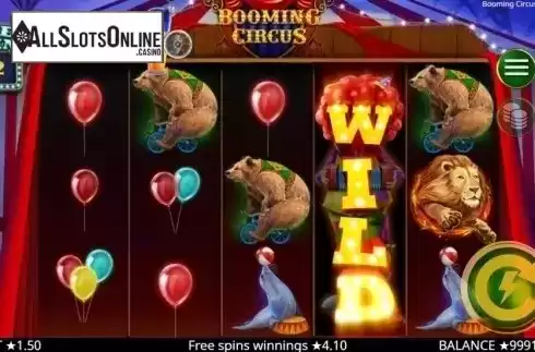 Free Spins 3. Booming Circus from Booming Games