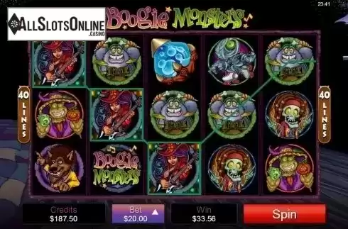 Screen 3. Boogie Monsters from Microgaming