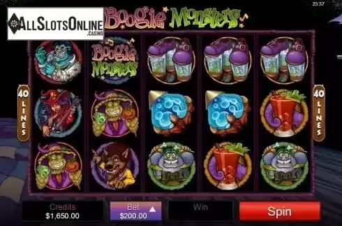 Screen 1. Boogie Monsters from Microgaming