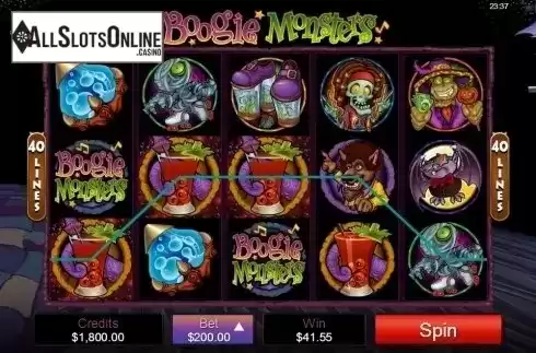 Screen 2. Boogie Monsters from Microgaming