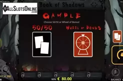Gamble 1. Book of Shadows from Nolimit City