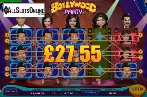 Screen 3. Bollywood Party from Sigma Gaming