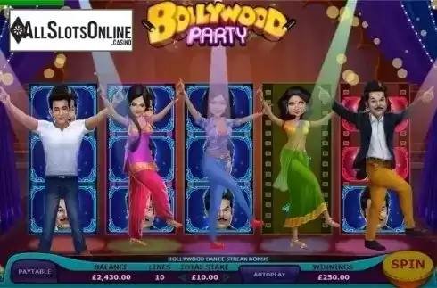 Screen 5. Bollywood Party from Sigma Gaming
