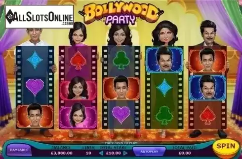 Screen 1. Bollywood Party from Sigma Gaming