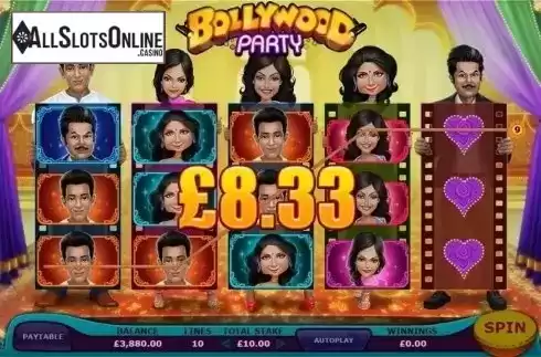 Screen 2. Bollywood Party from Sigma Gaming