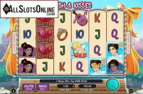 Win Screen 1. Cash And Kisses from GamePlay