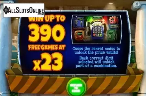 Free Spins 1. Cash Bandits 3 from RTG