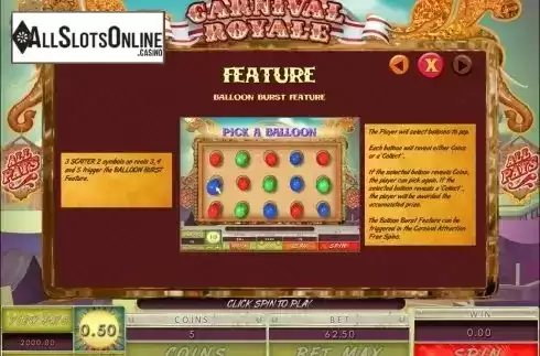Screen5. Carnival Royale from Microgaming