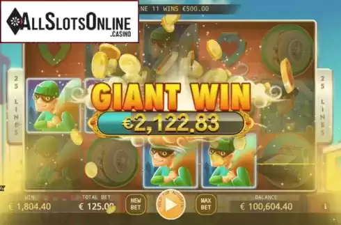 Giant Win. Catch the Thief from KA Gaming