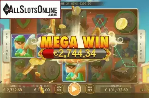 Mega Win. Catch the Thief from KA Gaming