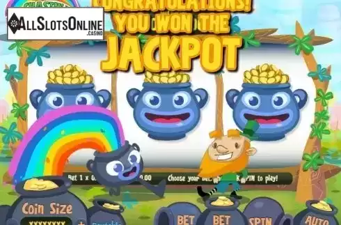 Jackpot Screen. Chasin Rainbows from Gamesys
