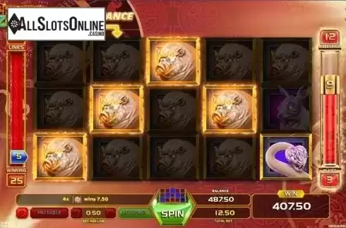 Free Spins Win Screen 2. Chinese Zodiac (GameArt) from GameArt