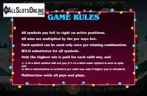 Game rules