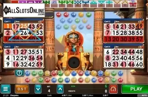 Game Screen 2. Cleopatra Bingo from MGA
