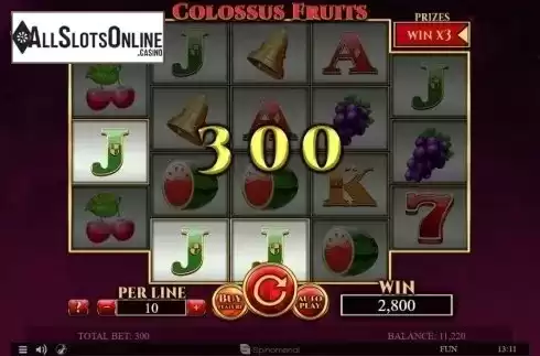 Free Spins 4. Colossus Fruits from Spinomenal