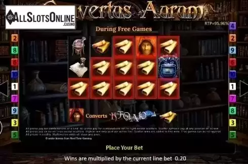 Free Spins. Convertus Aurum from Reel Time Gaming