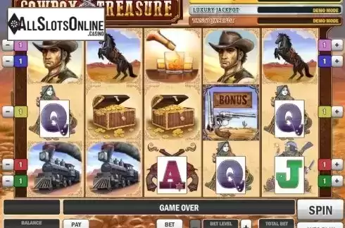 Screen 1. Cowboy Treasure from Play'n Go