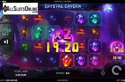 Free Spins 3. Crystal Cavern from Kalamba Games