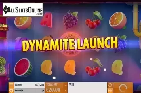 Win Screen. Durian Dynamite from Quickspin