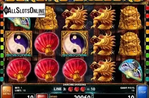 Screen 2. Dancing Dragons (CT) from Casino Technology