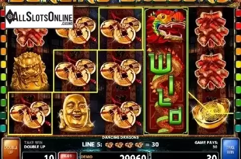 Screen 4. Dancing Dragons (CT) from Casino Technology