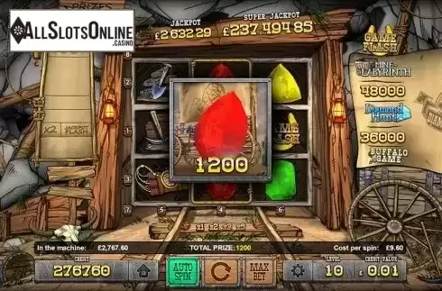 Win Screen 2. Diamond Express from Magnet Gaming