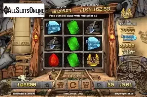 Win Screen . Diamond Express from Magnet Gaming