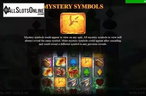 Mystery symbol screen