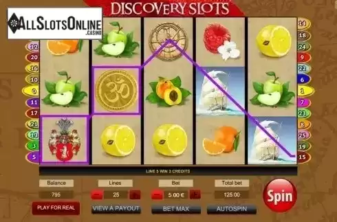 Win Screen. Discovery Slots from GameScale