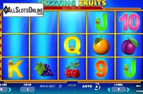 Win screen 1. Dizzying Fruits from BetConstruct