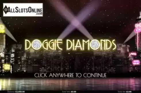 Start Screen. Doggie Diamonds from Endemol Games