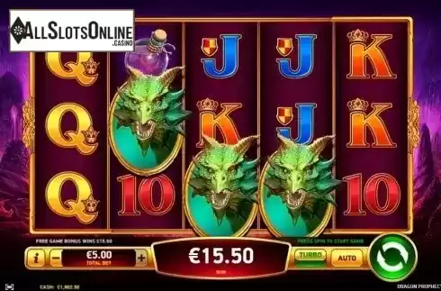 Free Spins Triggered. Dragon Prophecy from Ruby Play