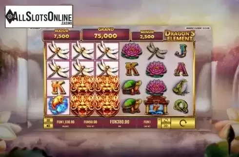 Win Screen. Dragon's Element from Platipus