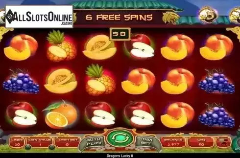 Free Spins 2. Dragons Lucky 8 from Wazdan