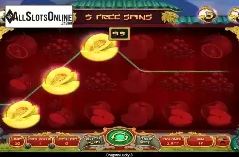 Free Spins 3. Dragons Lucky 8 from Wazdan