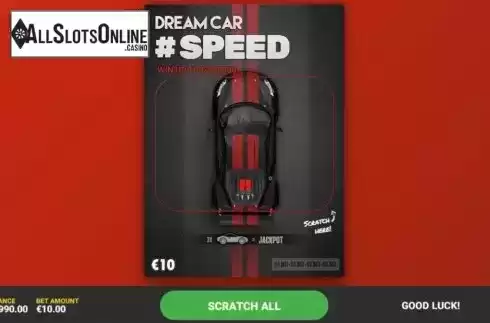Game Screen 1. Dream Car Speed from Hacksaw Gaming