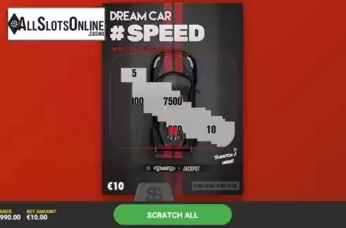 Game Screen 2. Dream Car Speed from Hacksaw Gaming