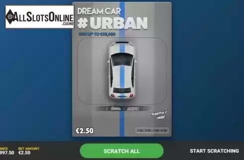 Game Screen 1. Dream Car Urban from Hacksaw Gaming