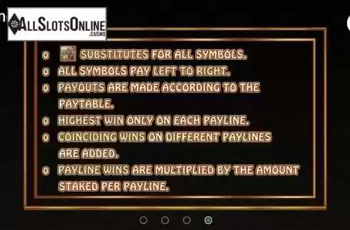 Paytable 4. Eight Immortals (TOP TREND GAMING) from TOP TREND GAMING