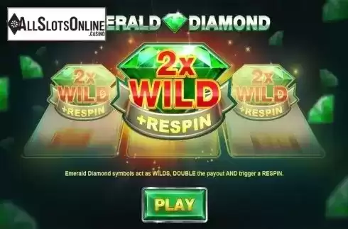 Intro screen. Emerald Diamond from Red Tiger