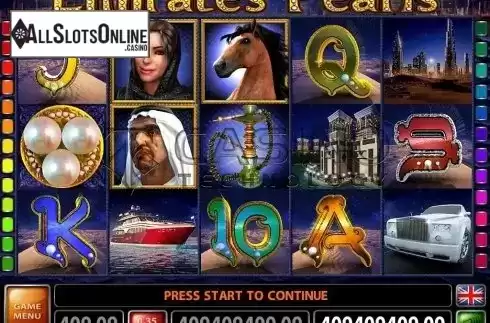 Screen3. Emirates Pearls from Casino Technology